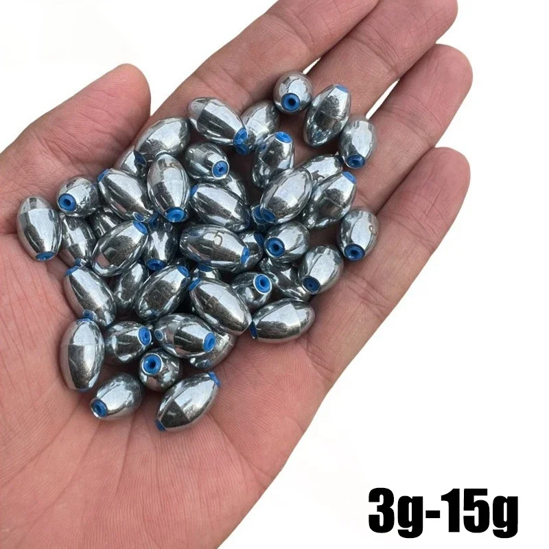 Fishing Lure Making Kit - 10pcs/Lot Alloy Hollow Olive Fishing Sinkers