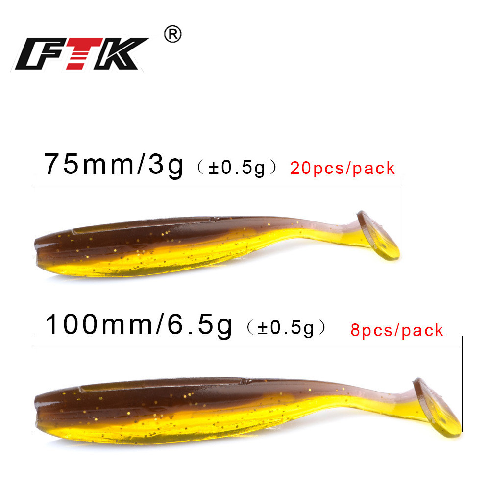 FTK 8-20PCS Soft Fishing Lures - Fishing Lure Swimbait recension och pris