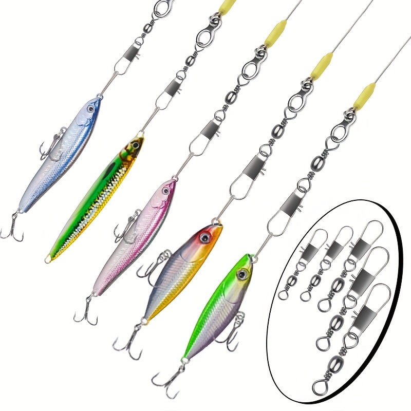 50Pc/box Stainless Steel Swive - Fishing Lure Box recension och pris