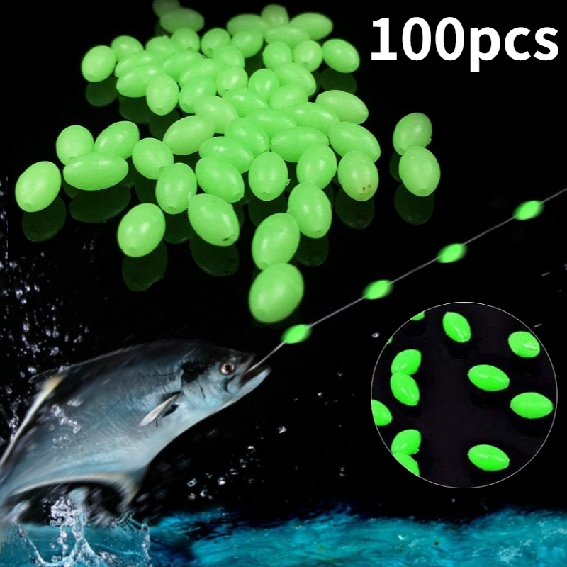 100pcs/lot Oval Night Luminous - Fishing Lure Making Kit recension och pris