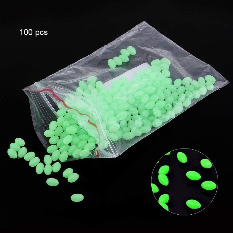 100pcs/lot Oval Night Luminous - Fishing Lure Making Kit recension och pris
