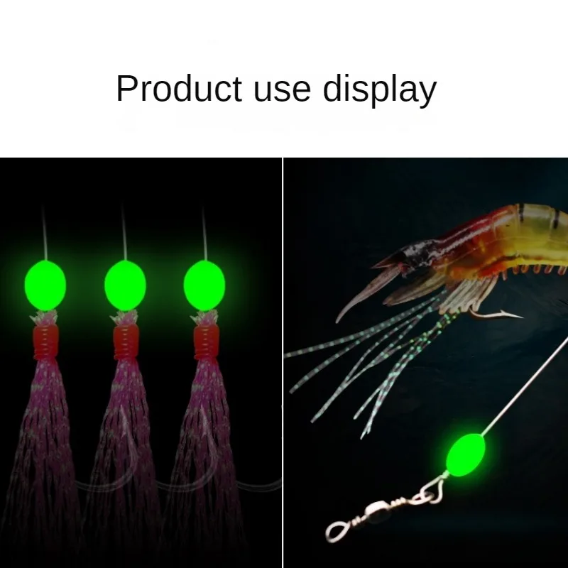 100pcs/lot Oval Night Luminous - Fishing Lure Making Kit recension och pris