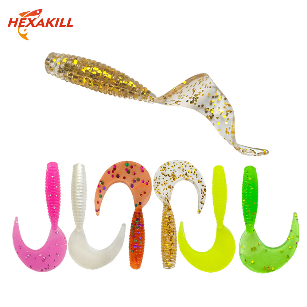 50Pcs Curved Tail Soft Lure 3. - Fishing Lure Swimbait recension och pris