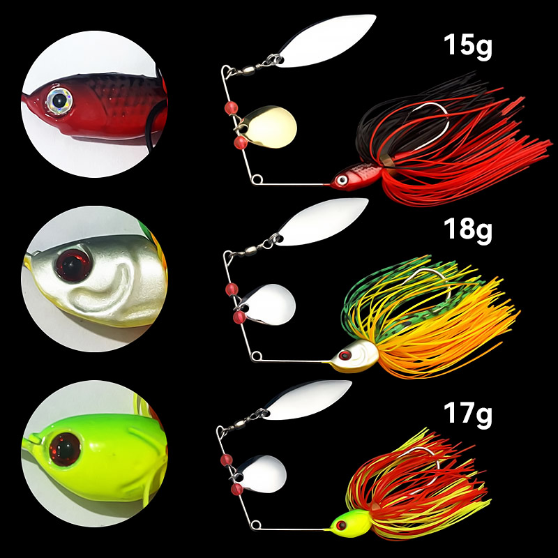 Bazooka 15g 18g Spinnerbait Fi - Fishing Lure Spinnerbait recension och pris