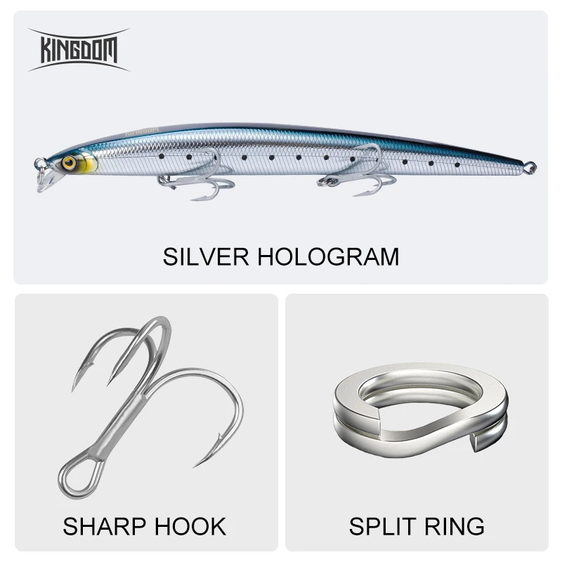 Kingdom Long Casting Fishing L - Fishing Lure Jerkbait recension och pris