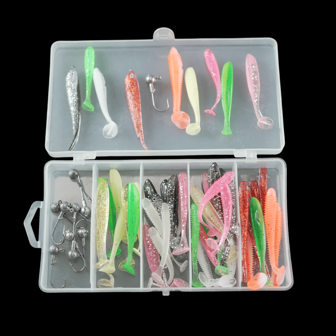 BRAVMACK 61pcs Box Jig Head So - Fishing Lure Box recension och pris