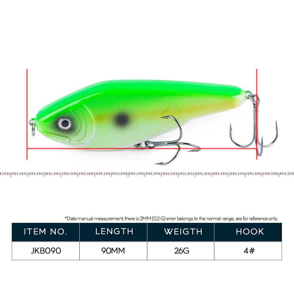 Hanlin NEW Glide Jerkbait 90mm - Fishing Lure Jerkbait recension och pris