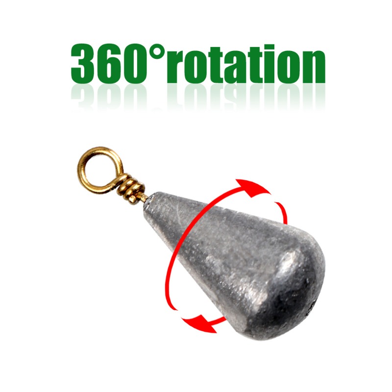 22Pcs with box Lead Fishing Si - Fishing Lure Spinnerbait recension och pris