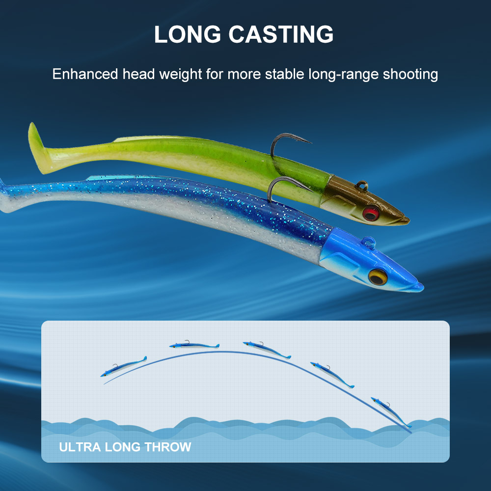 ESFISHING Soft Fishing Lure Le - Fishing Lure Spinnerbait recension och pris