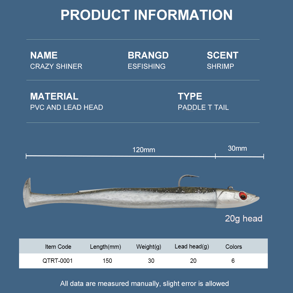 ESFISHING Soft Fishing Lure Le - Fishing Lure Spinnerbait recension och pris