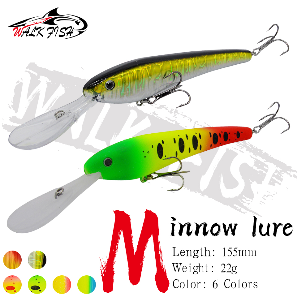 WALK FISH 1PCS Minnow Fishing  - Fishing Lure Swimbait recension och pris